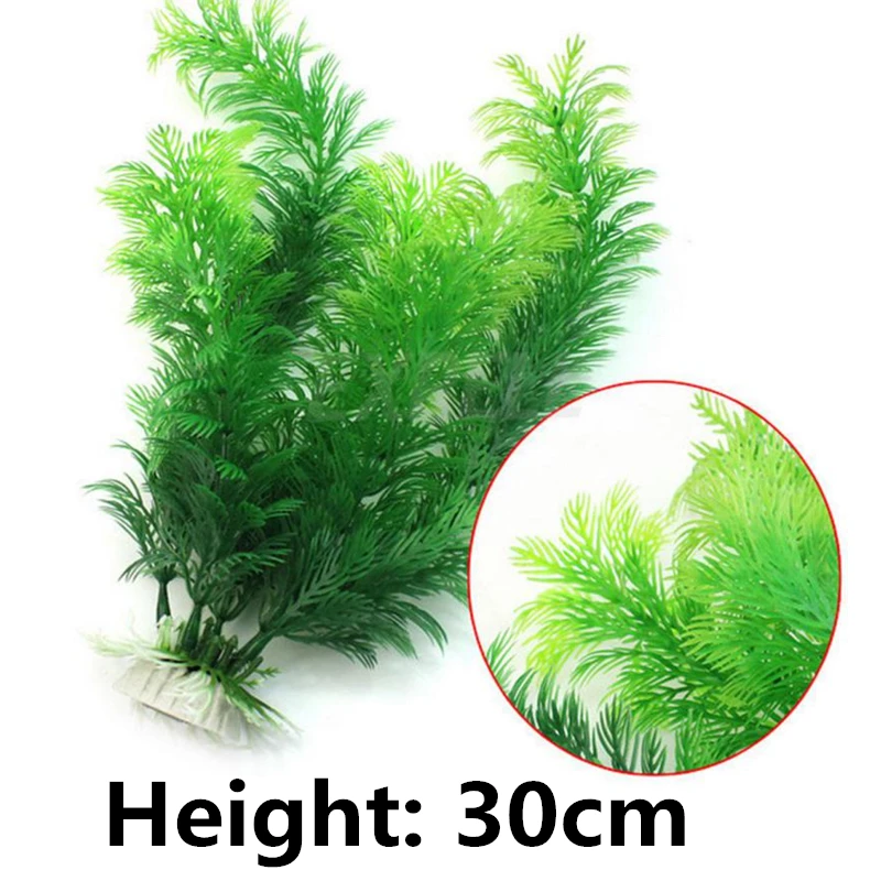 175-Green Искусственное водное растение под водой, украшение аквариума, пластиковые растения, ландшафтный декор, водная трава, цветочный орнамент - Цвет: 175-Green