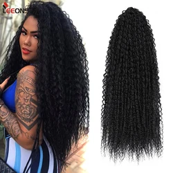 Soft Crochet Hair 28Inch Synthetic Freetress Wave Braiding Hair Slightly Frizzy Perm Crochet Organic Braiding Hair Extensions