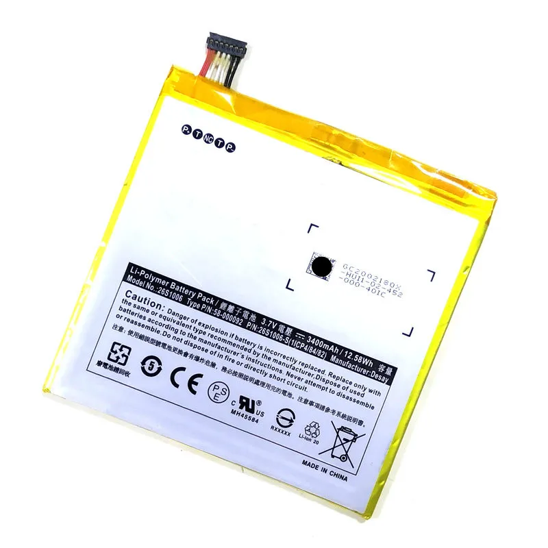 Westrock High Quality 3400mAh 26S1006 26S1006A 58-000092 Battery for Amazon Kindle Fire HD 6&quot B00LCJ0DNC PW98VM ST06 Tablet |