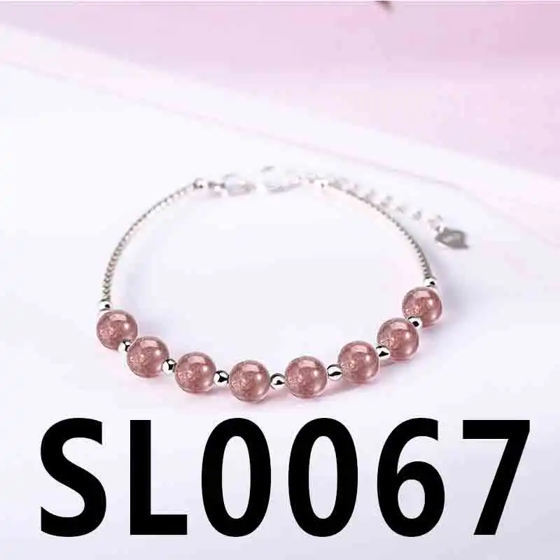 TS-SL005, высокое качество,, милый испанский медведь, драгоценный камень, ожерелье, саморазработанное ювелирное изделие, браслет из стерлингового серебра - Цвет камня: SL0067-712221500