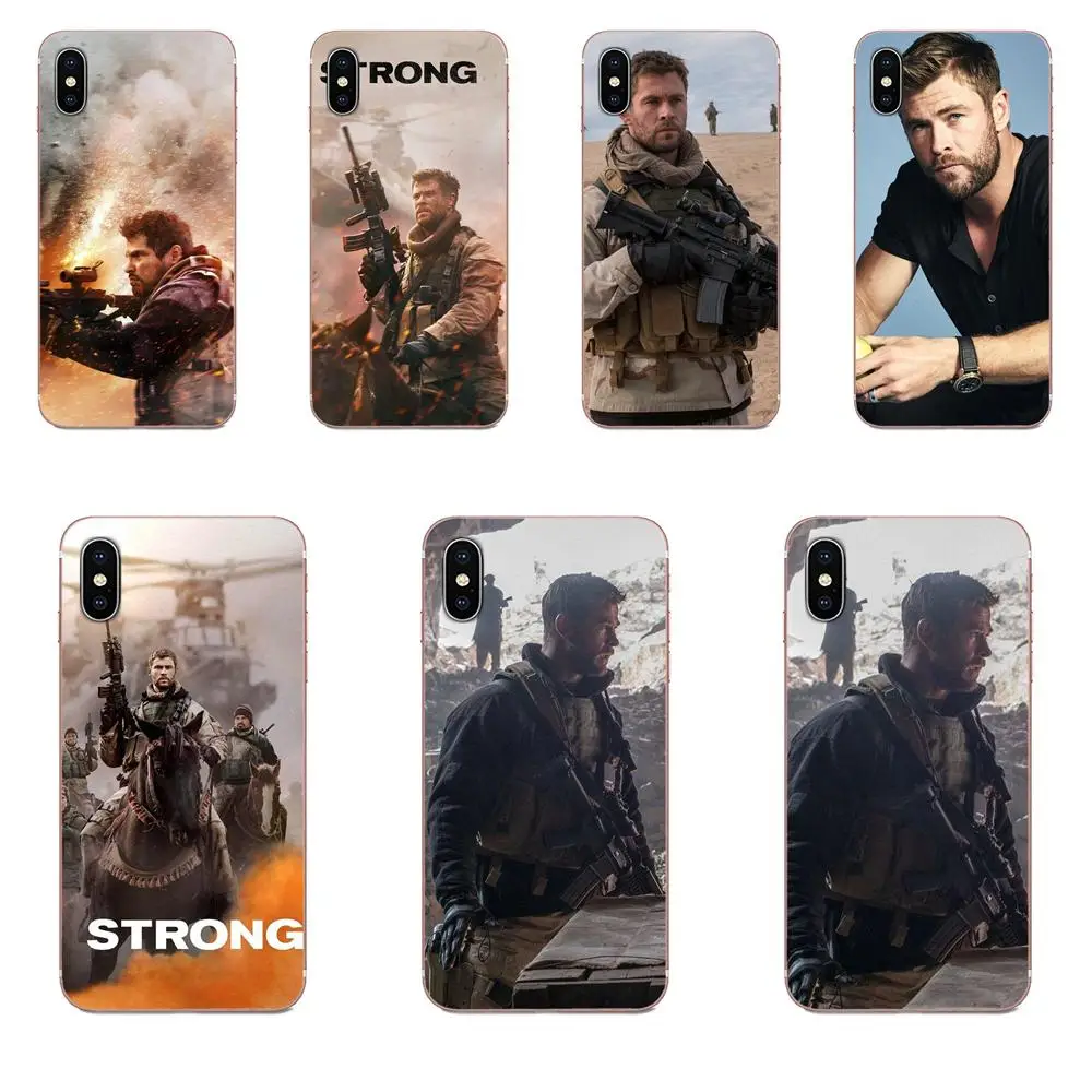 Chris Hemsworth 12 крепкий фильм прозрачный ТПУ кожаный чехол для Apple iPhone 4 4S 5 5C 5S SE 6 6S 7 8 11