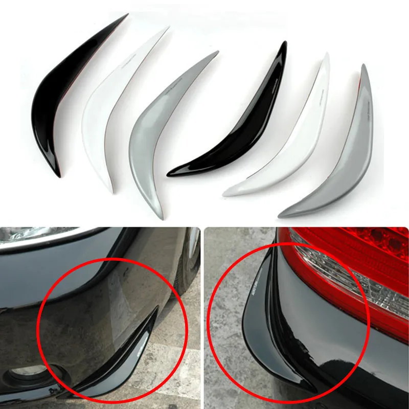 RASTP-1-Pair-Car-Rubber-Bumper-Protector-Edge-Guard-Corner-Strip-Crash-Bar-Trim-Protection-Car