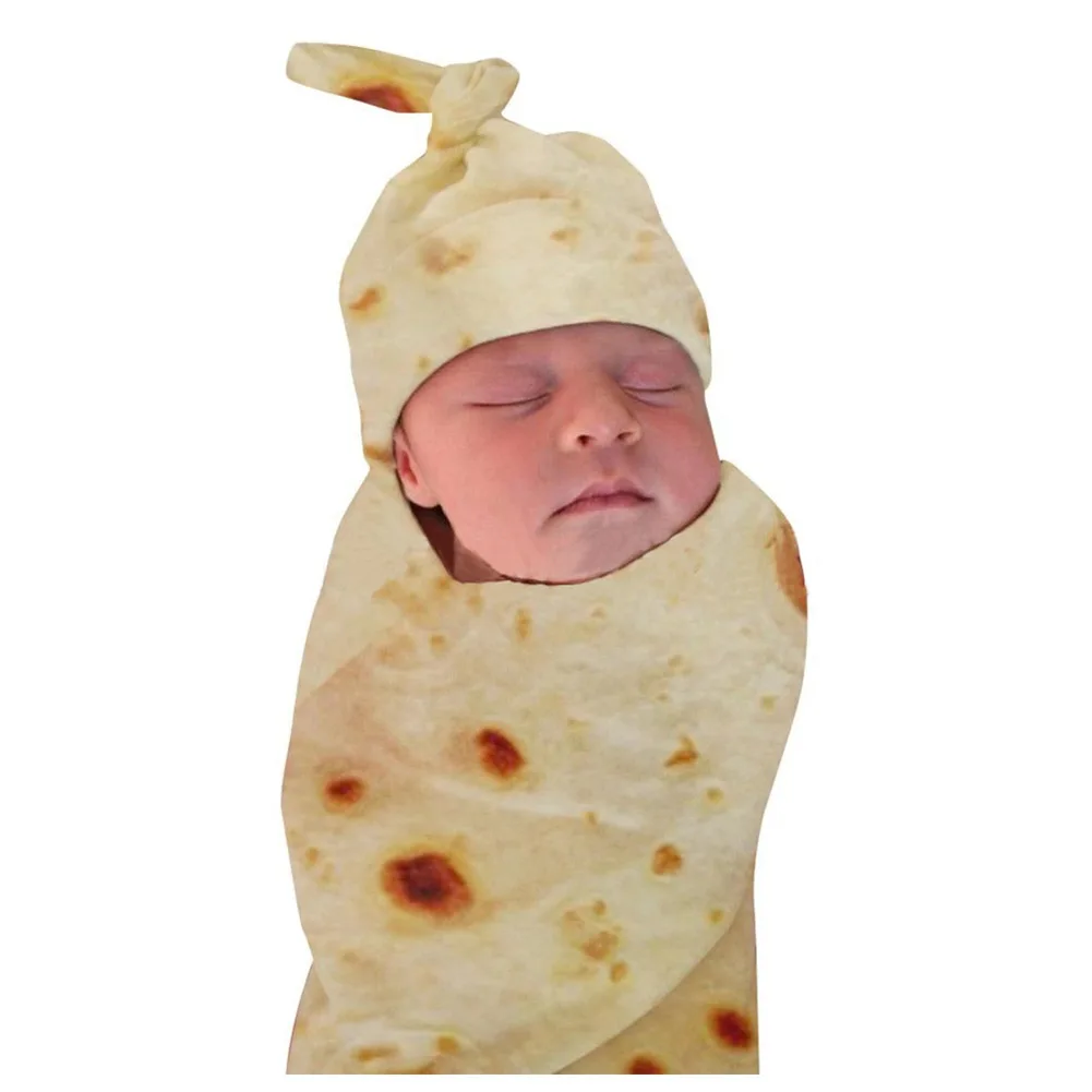 Модное одеяло Burrito детское пеленальная мука тортилья зимняя шапка для детского