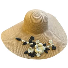 Летние пляжные шляпы для невесты с объемным цветком для медового месяца, вечерние шляпы для подружки невесты