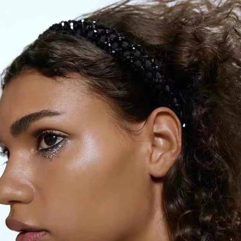 Женские бархатные обручи для волос винтажные широкие мягкие корейские украшения