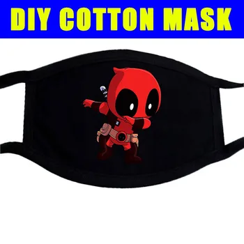 

Superhero Marvel Print Ball Masks My Anti Haze Dustproof Dust Masks Mouth Mens/Women Casual Cute Skin-Friendly Masks