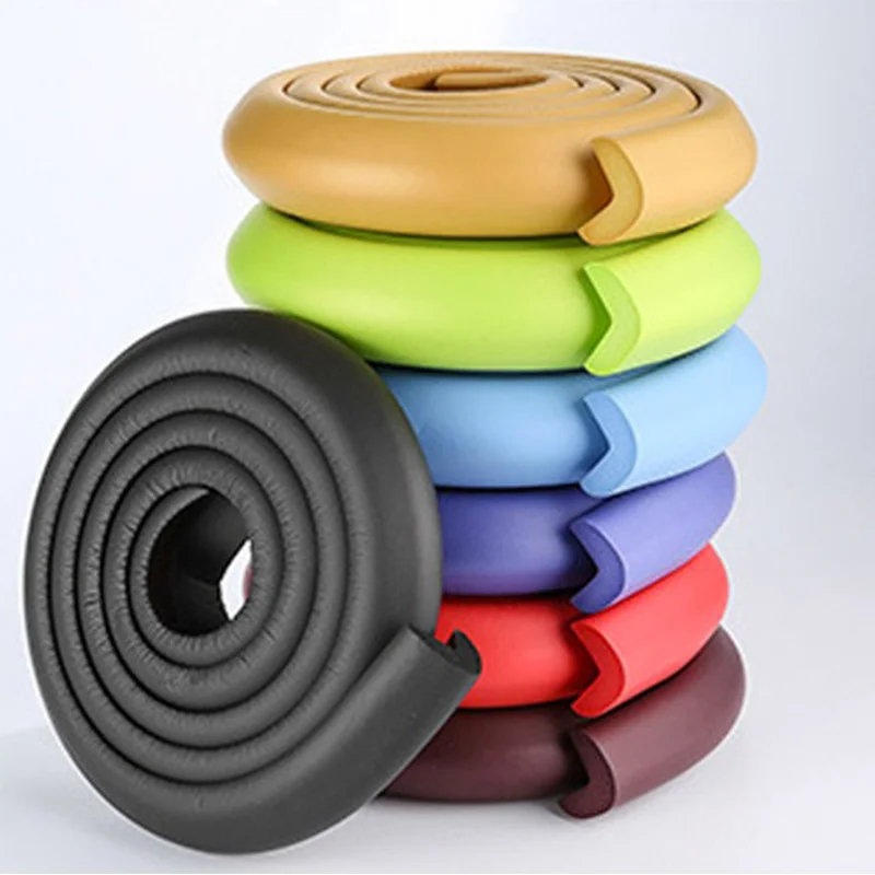 

1PC 2M Baby Safety Table Desk Edge Guard Strip Home Cushion Guard Strip Safe Protection Children Bar Strip Soft Thicken YYT238