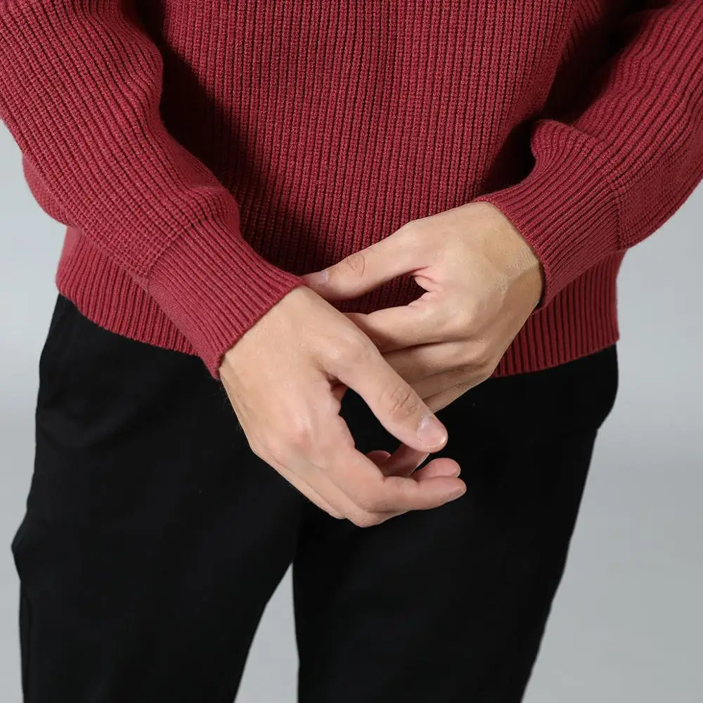 SIMWOOD 2019 autumn winter warm sweater men casual special neck design knitwear pullovers high quality brand clothing SI980567 SIMWOOD 2019 autumn winter warm sweater men casual special neck design knitwear pullovers high quality brand clothing SI980567