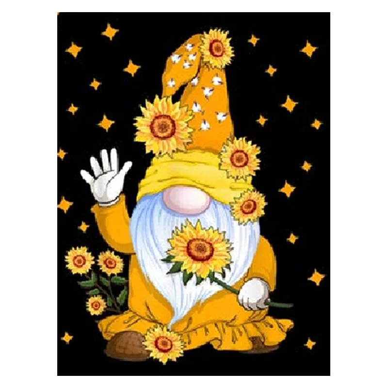 Алмазная 5d картина с квадратными стразами вышивка Санта Клаусом мультяшный