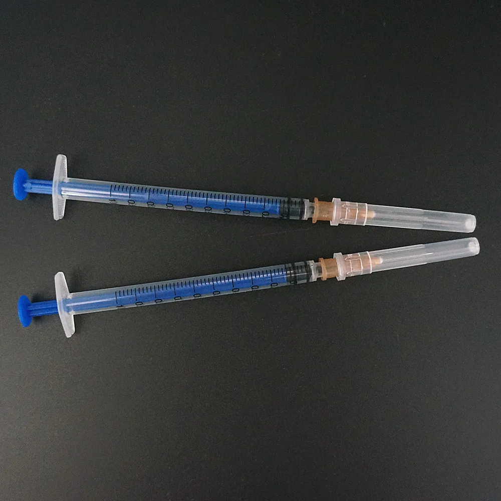 

5pcs 10pcs 1ml Plastic Disposable Injector, Syringe, injection syringe for Human
