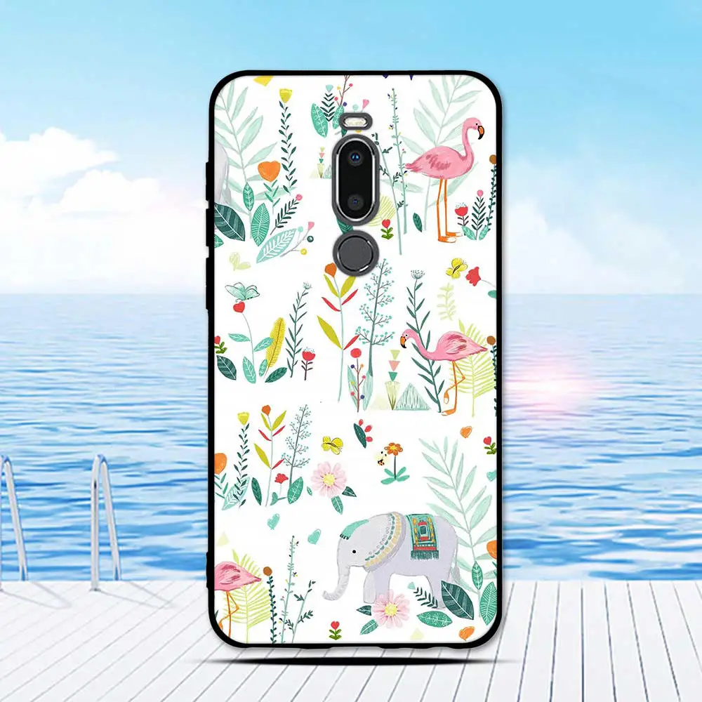 Phone Case For Meizu M8 Cover Silicone Soft Flower Coque For Meizu M8 Lite Case TPU Coque Phone Cases for Meizu X8 Fundas best meizu phone case design Cases For Meizu