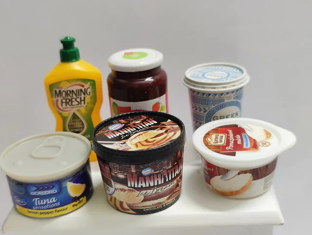 New Dollhouse Miniature Ice Cream food 1/6 Scale Daily Necessities Daily Necessities Pretend Play Toy Accessories 1