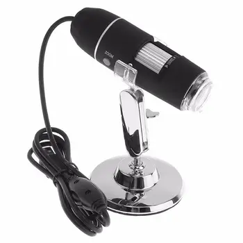 

GTBL High Quality 1600X 2MP USB 8 LEDs Electronic Digital Microscope Inspection Camera Magnifier with Metal Stand