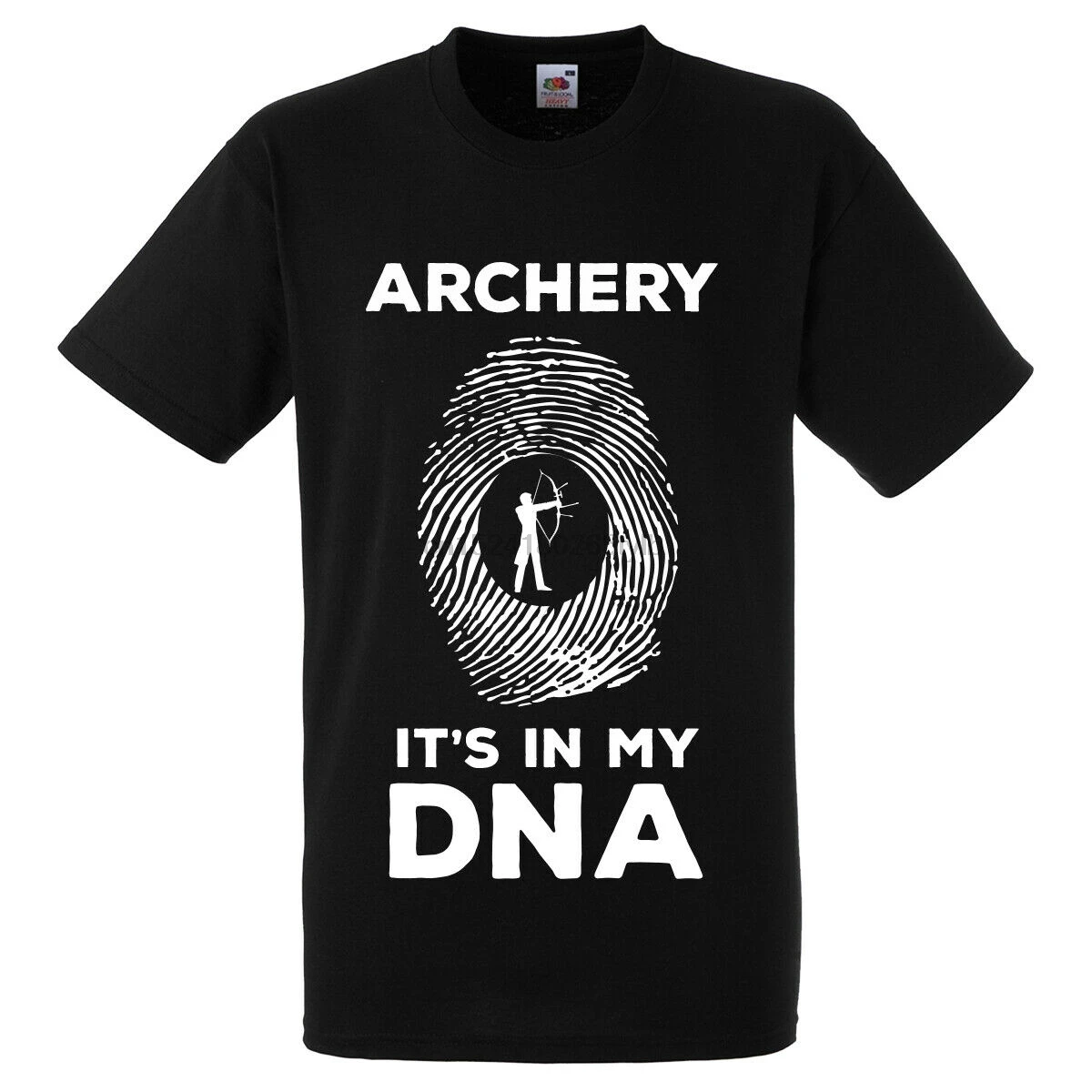 ARCHERY ITS IN MY DNA T SHIRT FINGERPRINT HOBBY GIFT FATHER DAD DADDY ARCHER |