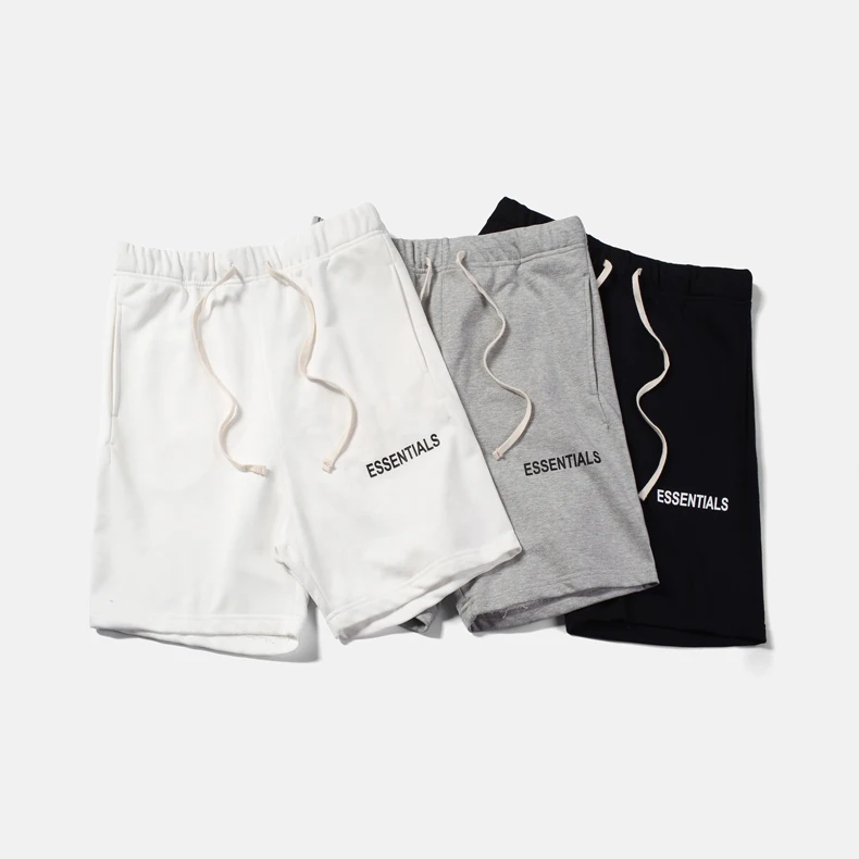 QoolXCWear шорты в стиле хип-хоп, Джастин Бибер, уличная мода, противотуманные шорты, мужские/женские шорты, черные/серые/белые M-XL