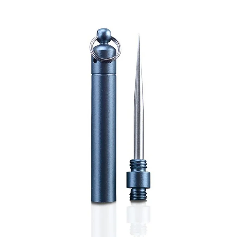 

EDC Toothpick Bottle Fruit Fork Titanium Toothpick With Protective Case Holder Lightweight Portable Camping PicnicTool //..