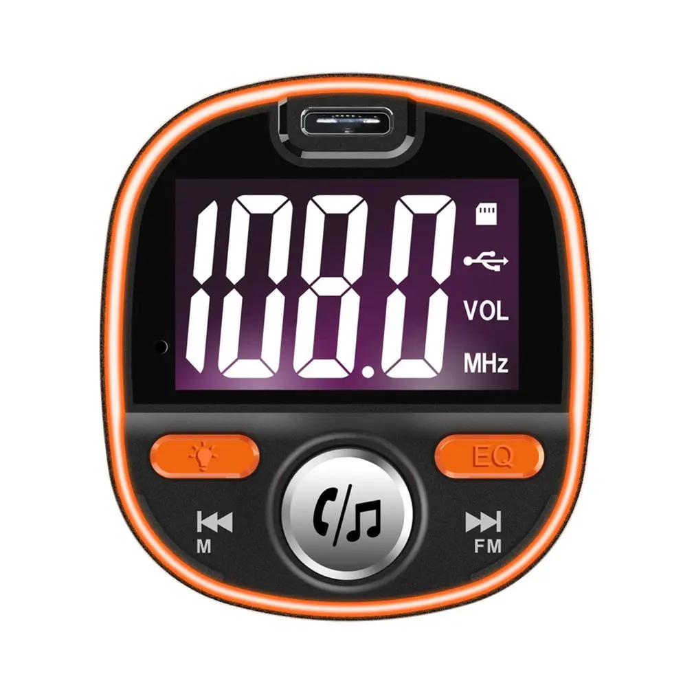 Fm-передатчик модулятор стерео приемник 12 в автомобильный аудио Радио MP3 плеер USB TF беспроводной Hands-free QC3.0