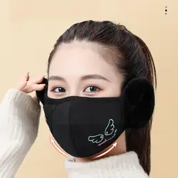 Ladies Autumn Winter Warm Women's Breathable Thickened Riding Windproof Multi-purpose Earmuffs Breathable S Cold-p F1v2