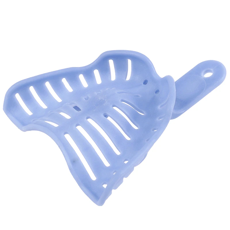 6Pcs New Colorful Dental Impression Trays Plastic Materials Teeth Holder Dental Central Supply For Oral Tools