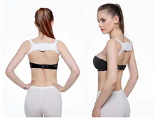 Hump Correction Belt Polyester Back Straightening Device for Adults and Children Posture Corrector Bone Care White Black