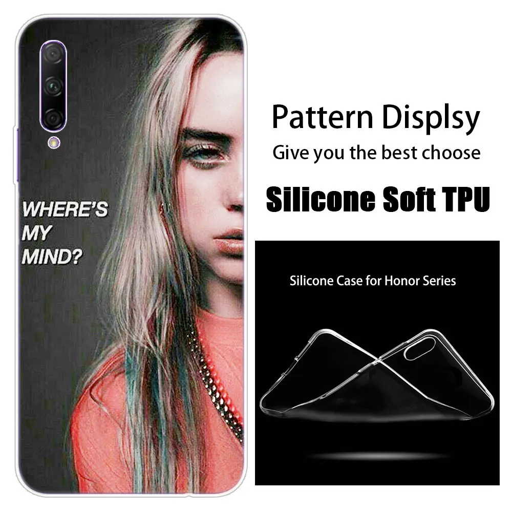 001 Горячая Распродажа billie eilish bad guy, мягкий силиконовый чехол для huawei Honor 20 20i 10i 10 9 8 Lite 9X 8X 8A 8S 7S 7A Pro View 20 Play3 - Цвет: 001