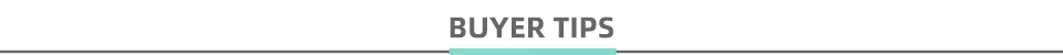 7.1BUYER TIPS