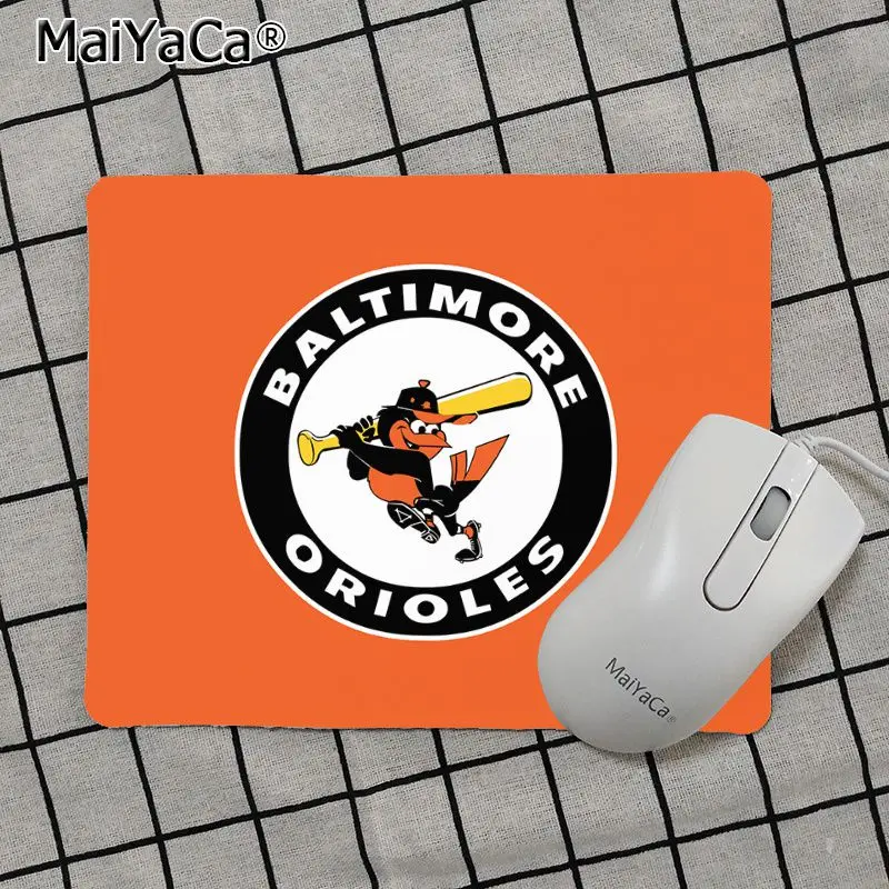 Maiya высокое качество Baltimore orioles противоскользящие прочные силиконовые компьютерные коврики Лидер продаж подставка под руку мышь