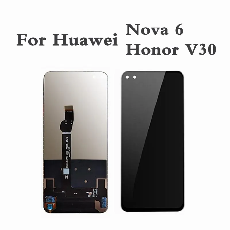 Оригинальный ЖК дисплей для Nova 6 Nova6 Honor V30 сенсорный экран дигитайзер|Экраны