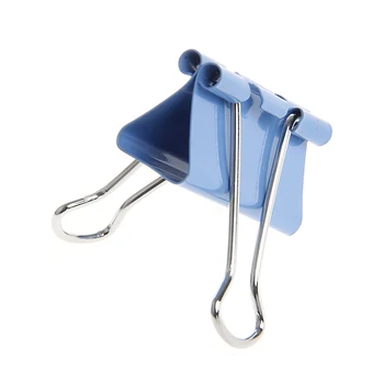 

24Pcs Colorful Metal Binder Clips File Paper Clip Office Supplies 32mm Width