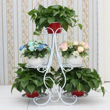 Thickening Iron Art Flower Rack Multi-storey A Living Room To Ground Balcony Fold Flower Rack Flower Airs
