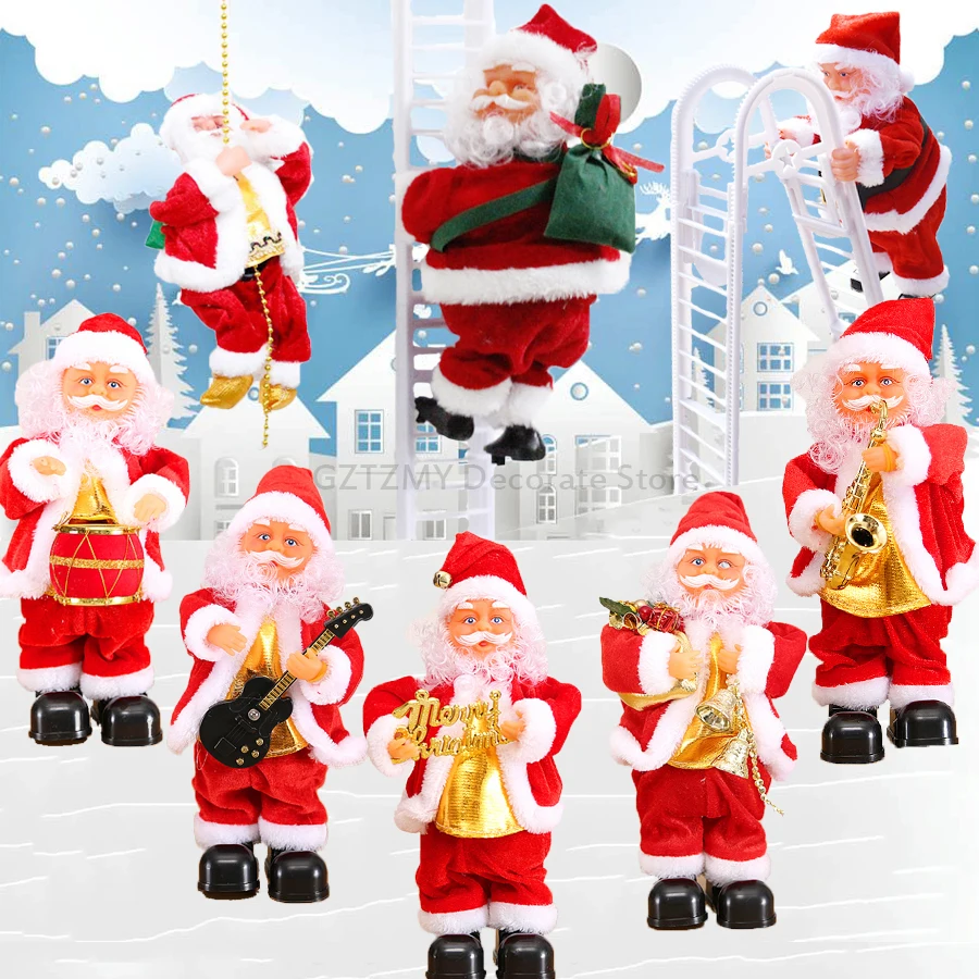 2021 новые рождественские украшения электрический перевернутый уличных танцев