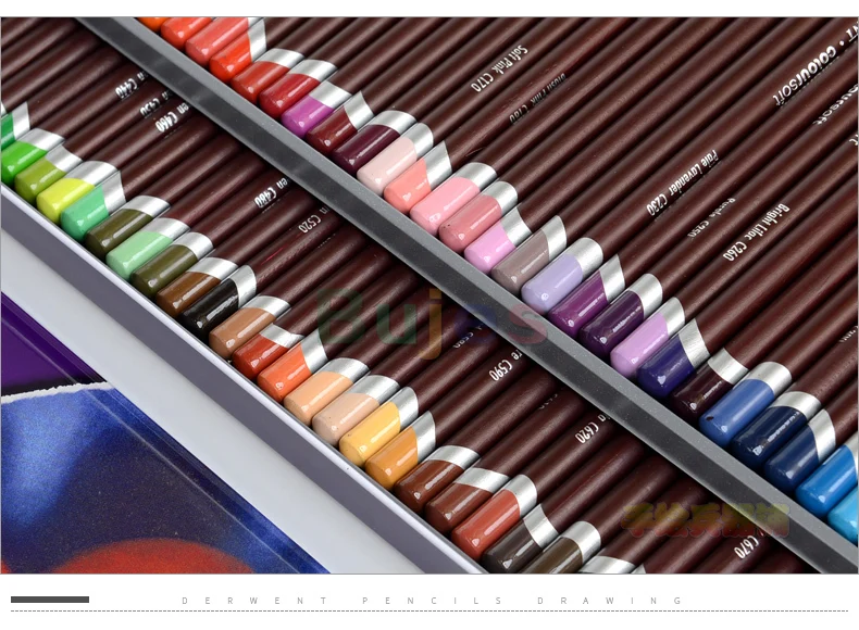 英国12 24 36 72色オリジナルderwent coloursoft鉛筆アーティスト生徒