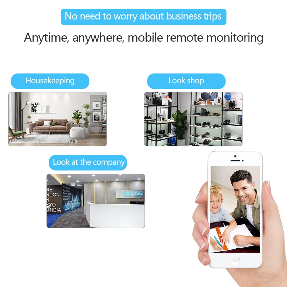 PODOFO WiFi Мини водонепроницаемая камера HD 1080P аудио домашняя сетевая камера безопасности для улицы