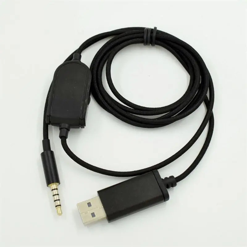2 м игровая гарнитура Разветвитель USB удлинитель аудио кабель для Astro A10 A40 наушников