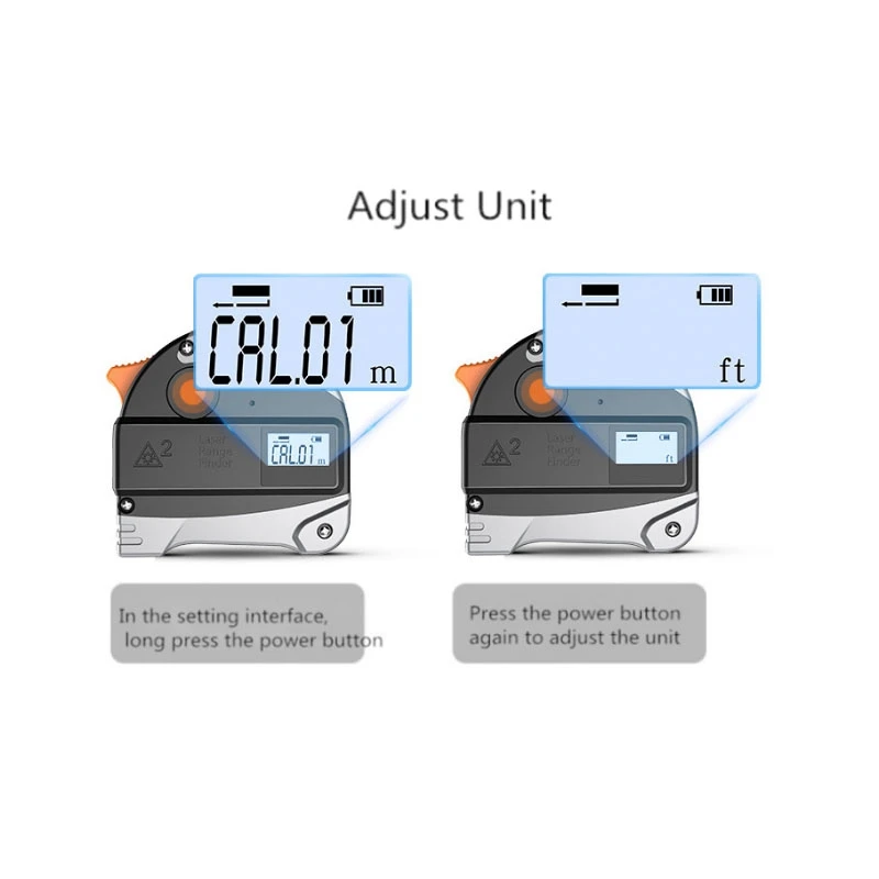 PINTUDY 30M 40M Digital Laser Rangefinder Rechargeable With 5M Infrared Tape Measure Distance Meter Portable Retractable Ruler PINTUDY 30M 40M Digital Laser Rangefinder Rechargeable With 5M Infrared Tape Measure Distance Meter Portable Retractable Ruler