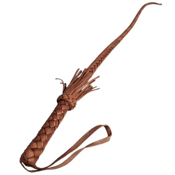 

Bull Leather Hand Made Riding Whips Horse Racing Harness Whip Riding Crop