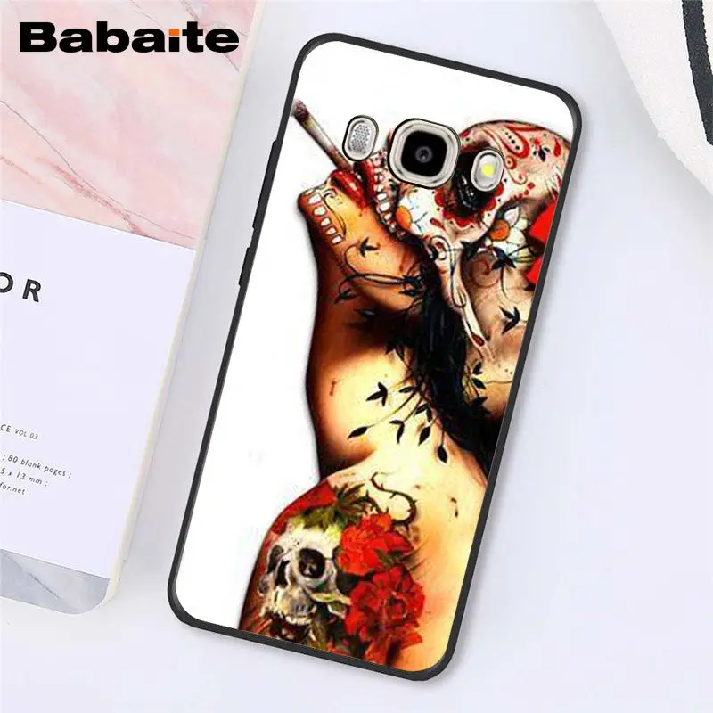 A14 Babaite Мрачный Жнец "скелетная" тема, чехол для телефона для samsung Galaxy J7 J6 J8 J4 J4Plus J7 DUO J7NEO J2 J5 Prime - Цвет: A14