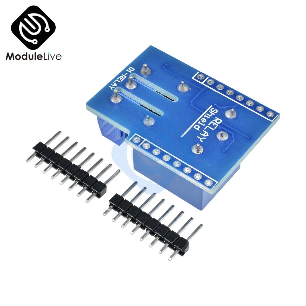 5 шт. 5 в 1 канал 1-CH ESP8266 реле Щит V2 WeMos D1 мини ESP8266 доска для WeMos D1 мини триггерный релейный модуль для Arduino ESP8266