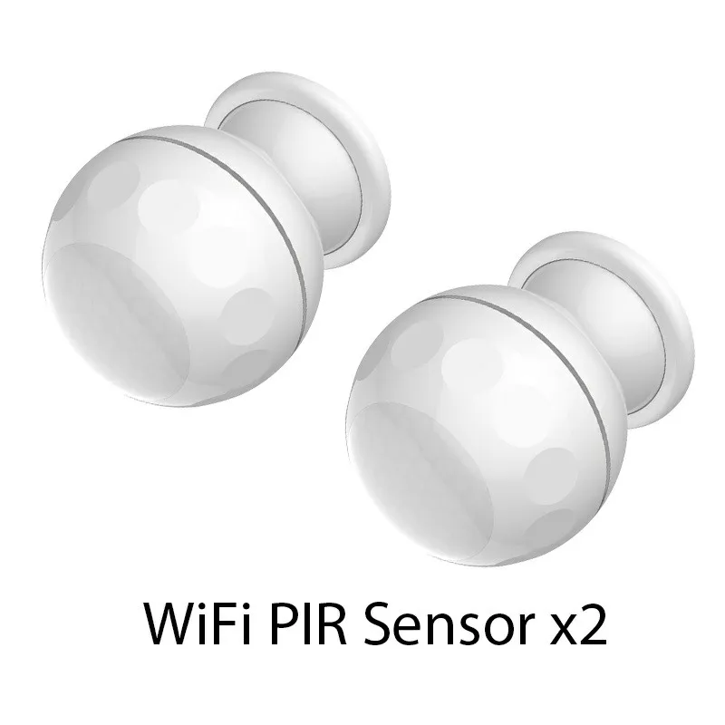 KSLAIC Wifi PIR Sensor Motion Detector Wireless Infrared Alarm System magnet bracket Home Security Burglar Alarm Movement Sensor - Цвет: Kit 2