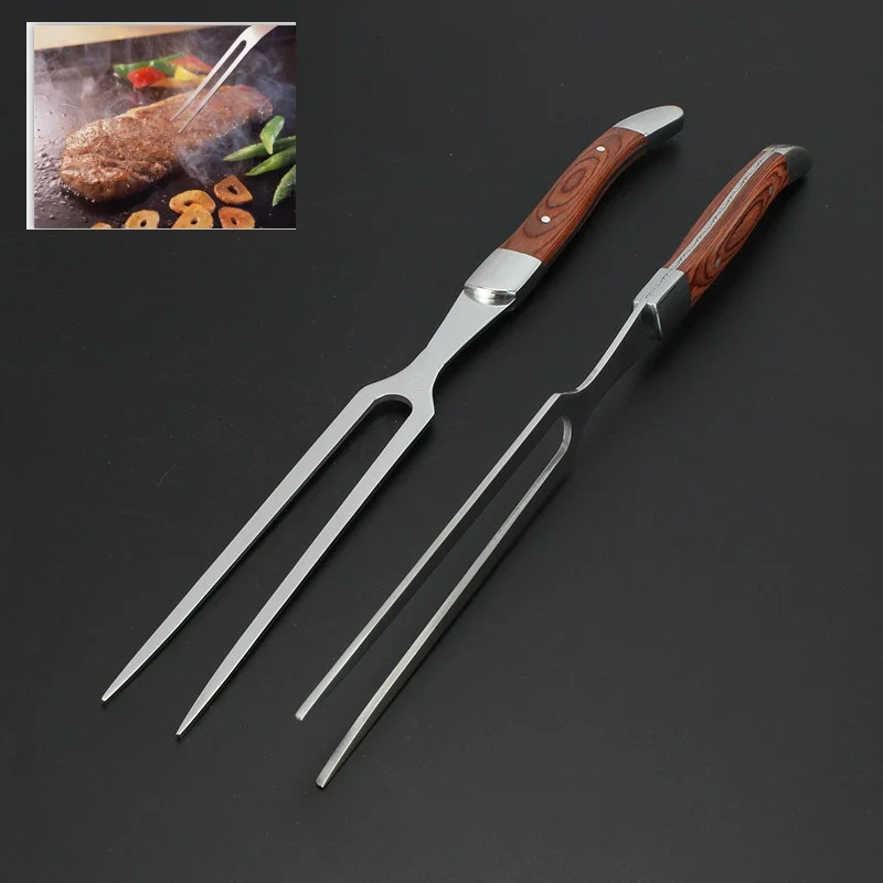 Stainless Steel Carving Knife and Fork Set (1)