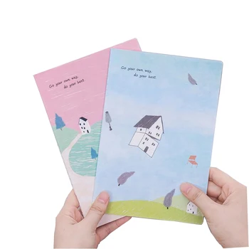 

4PCS Creative Cute Stationery Journal Soft Face Notepad Portable 32k Line This EDC Diary A5 Notebook Office And School Supplies
