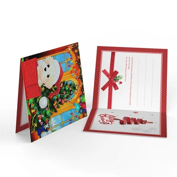 

8pcs DIY Diamond Painting Greeting Card Handmade Card 15x15cm High Quality