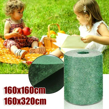 

160*160cm/160*320cm Biodegradable Grass Seed Mat Fertilizer Garden Planting Mat Degradable Fabric Outdoor Playing Mat