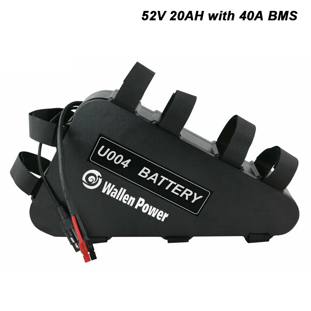 for1200w 1500w motor Аккумуляторы для электрических велосипедов треугольная батарея 52 в электрический велосипед 52 в 20ah ebike батарея для 1500 Вт 1000 Вт Bafang мотор - Цвет: for1200w 1500w motor