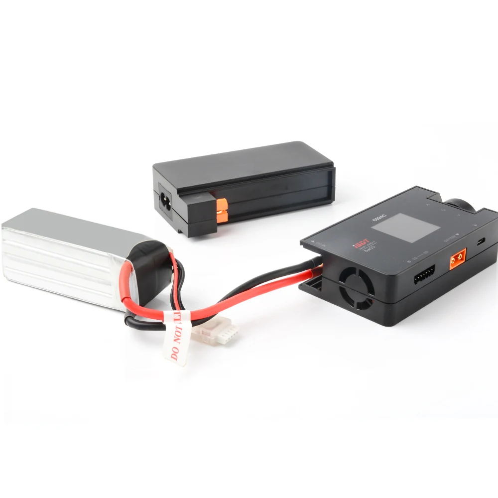 US $56.23 ISDT 608AC AC 60W DC 200W 8A BattGo Smart Battery Charger Discharger with Detachable Power Supply