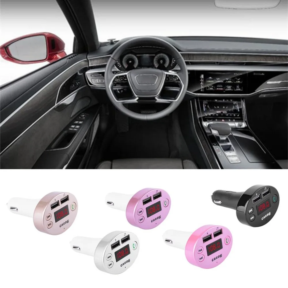 B6 Автомобильный MP3-плеер Hands-Free Телефон карта вставки зарядка Универсальный Автомобильный передатчик беспроводной передатчик Usb зарядное устройство
