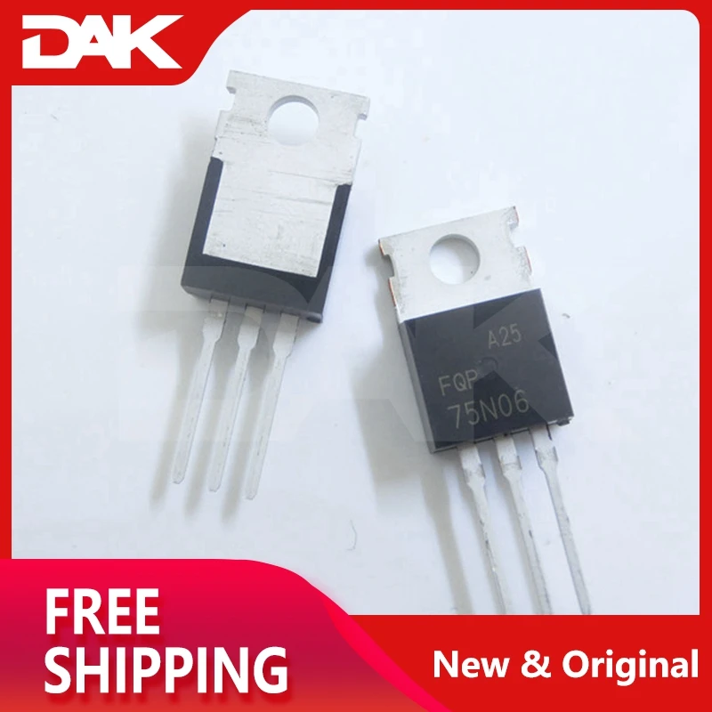 5 шт. FQP75N06 70A 60V радиатора плоскостной транзистор N Channel Мощность MOSFET FQP70N06 IC CHIP TO