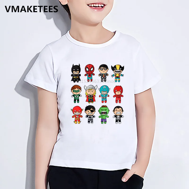 Marvel Super Heroes T-shirtChoose ColorBoys Girls Kids Toddler TS200