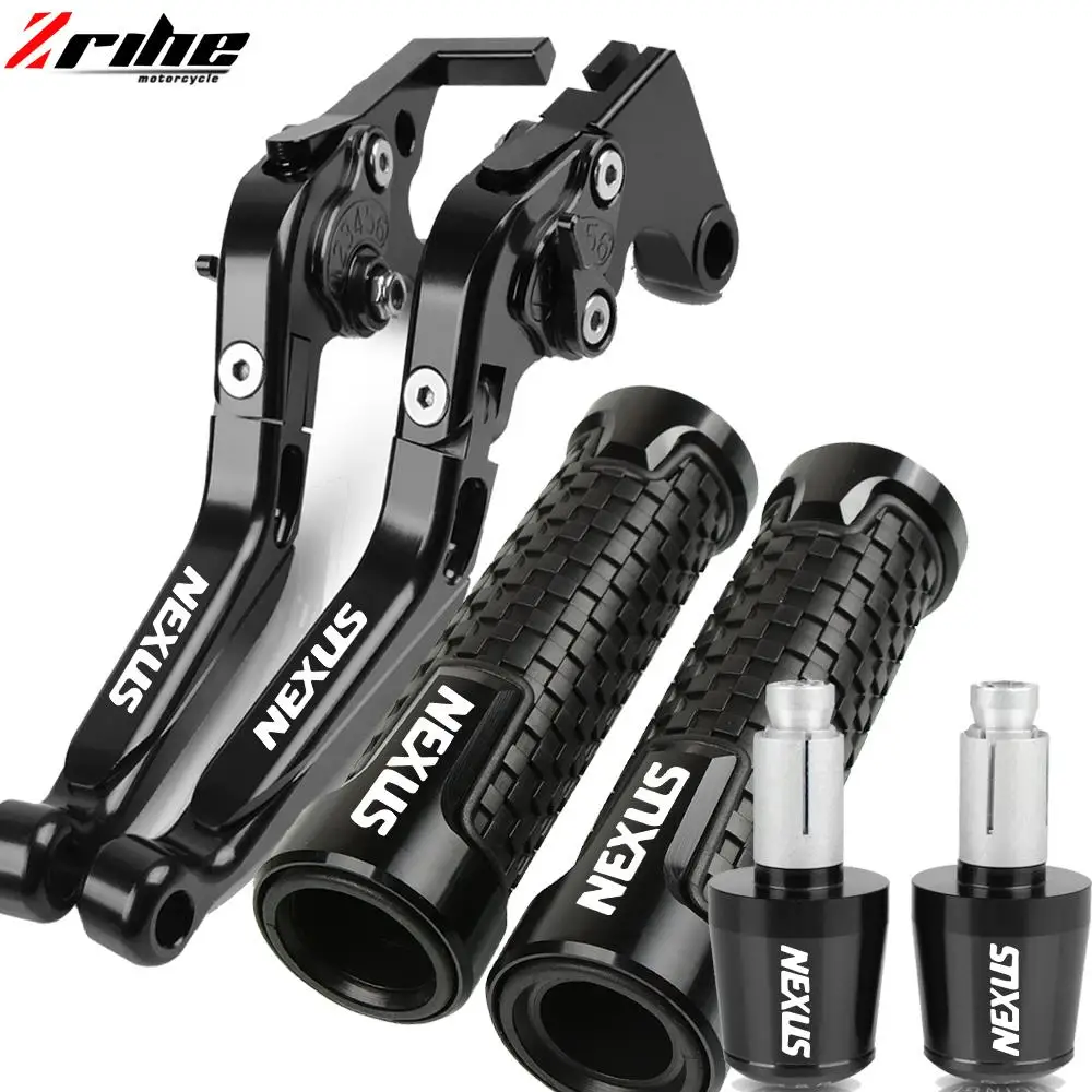 

For GILERA Nexus125 Nexus 125 E3 2007 2008 2009 2010 Motorcycle CNC Brake Clutch Levers Handlebar Knobs Handle Hand Grips Ends