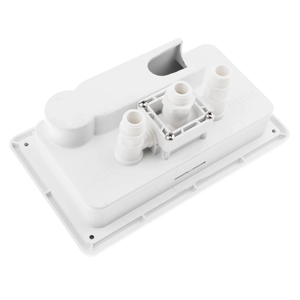 1 Set External Wall Mount Shower Box Kits With Lock & Keys for Caravan Motorhome Camper Boat